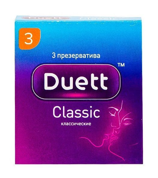 Изображение товара Презервативы Duett Classic 3 шт Презервативы Duett Classic 3 шт фотография