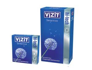 Презервативы Vizit №12 Hi-Tech сверхчувствительные