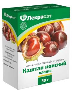 Каштан конский, плоды, 50 г (Лекра-сэт)