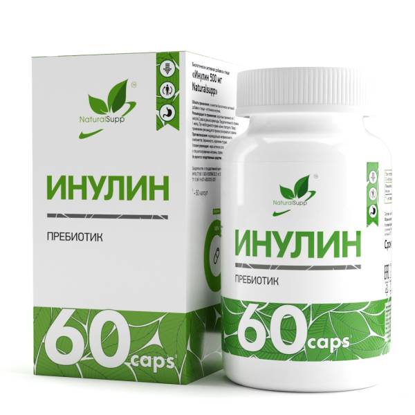 Изображение товара Инулин 500мг Naturalsupp №60 Инулин 500мг Naturalsupp №60 фотография
