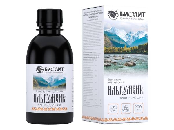 Изображение товара Бальзам Алтайский Ильгумень №3 (тонизирующий), 200 мл Бальзам Алтайский Ильгумень №3 (тонизирующий), 200 мл фотография